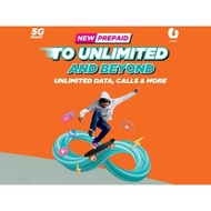 Umobile unlimited 5g prepaid simcard TANPA HAD