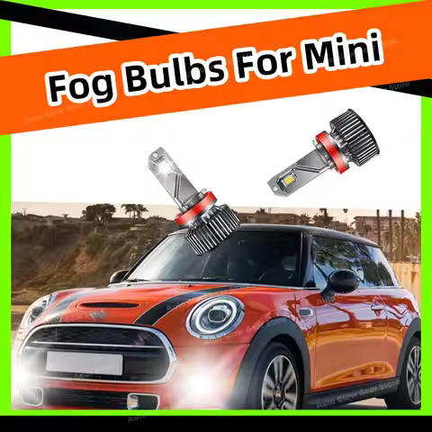 2Pcs LED Fog Light Bulbs 3570 CSP 30000LM Lamps For Mini Cooper F55 F56 R56 F54 Clubman R55 F57 Conv