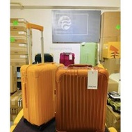 二手正品（98成新） Rimowa ORIGINAL Cabin 21寸 鋁鎂合金 火星橙 登機箱 橙色-收納箱 旅行箱