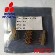 Resistor 330ohm 1/2 watt 5%
