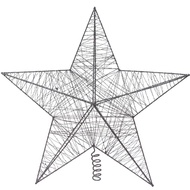 90692 Decorations Christmas 24-Inch Mesh Stars