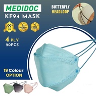 MEDIDOC KF94/KF99 Hijab Headloop 4ply Face Mask (20pcs)