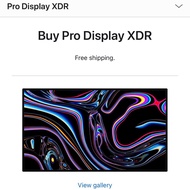 &lt;9折代購&gt; Apple Pro Display XDR Studio Display 顯示器 27吋 5K 32吋 6K Retina