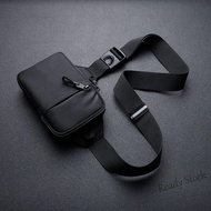 【Ready Stock】 ❆✐ C23 Fashion Unisex Mini Nylon Chest Pack Waterproof Small Crossbody Bag Boy's Phone Bag
