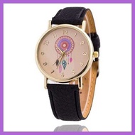 ◊☜ ☋ ◴ Luckin Mart Geneva leather Wrist Watch Dream catcher Watch