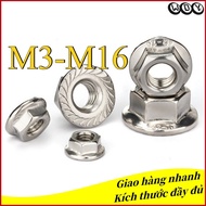 316 Stainless Steel Flange Nut M3/M4/M5/M6/M8/M10/M12/M14/M16 (WD-YL-VN)