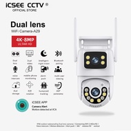ICSEE CCTV cctv camera wifi 360 wireless A56 outdoor Three lenses IP66 Wireless outdoors Waterproof 