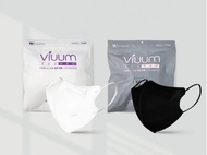 韓國製Viuum Eco Pro KF94 白色 黑色 100個(25個入)成人口罩 鳥嘴型 化妝後適用
