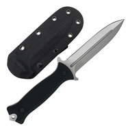 Tactical Knife Hunting Knife Survival Knife D2 Spear Point Blade G10 Handle Kydex Sheath Molle Clip 