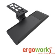 ERGOWORKS EW-KT101 BK - Under Desk Universal Keyboard Tray