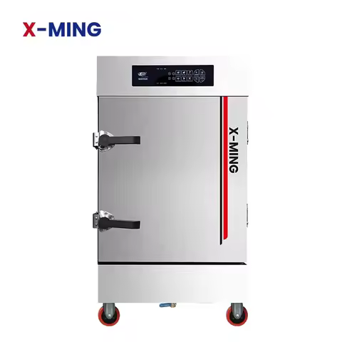 XIANGMING Commercial Large Food Steamer Cabinet Industrial Gas Electric Food Steamers and Food Rice 