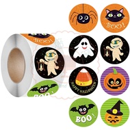 FEIZHUXIANSEN | Nhãn Dán Trang Trí Halloween 500 Nhãn Mỗi Cuộn