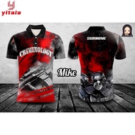 【FREE name】2024 Criminology Polo Shirt with Surname Full Sublimation