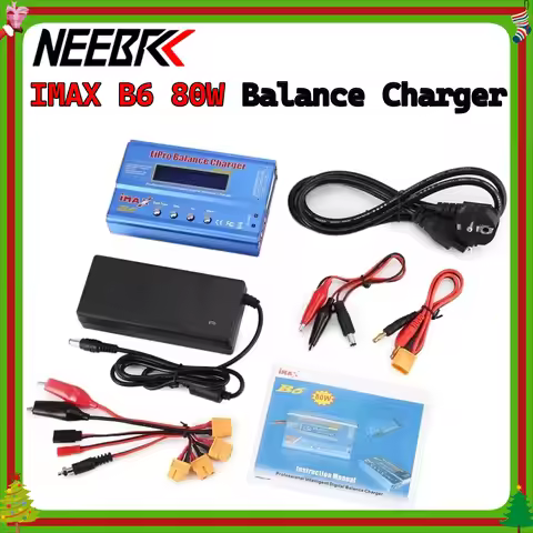 IMAX B6 80W Battery Charger Lipo NiMh Li-ion Ni-Cd Digital Lipro Balance Charger Discharger 1-6S for