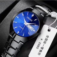 Đồng Hồ Thời Trang Siêu Mỏng Cho Cặp Đôi Chống Nước Có Kim Cương Mặt Tròn Thời Trang Thương Hiệu ORU