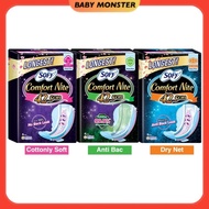 Sofy Comfort Nite Slim Wing Anti Bac Dry Net Period Pad Day Night Sanitary Pad 29cm 33cm 35.5cm 42.5