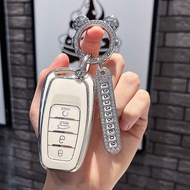 TPU Car Key Case For FAW Hongqi H5 2021 2022 2023 Hongqi H5 Auto Remote Key Case Cover Interior Acce