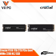 Crucial P310w/ Heatsink 1TB/2TB PCIe Gen4 NVMe 2280 M.2 SSD