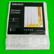 Yenlihco shower curtain 180x180 Ivory