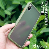 OPPO A9 A5 2020 F11 F9 Pro R17 R15 AX5s AX3s AX7 AX5 Matte Transparent Phone Case Frosted Clear Casing Shockproof Cover