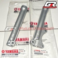 TABUNG BOTTOM SHOCK DEPAN SILVER MIO SMILE ORIGINAL YAMAHA ORI YGP1 SHOK COVER SOK SEAL SHOK KLIP