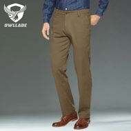 EAGLADE Slacks Casual Golf Pants for Men 993 in Khaki