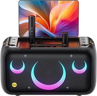 Ikarao Karaoke Machine for Adults with Lyrics Display, Built-in 13.3" Screen, Truly All in One Karao