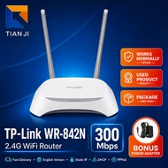 Used TP-Link TL-WR842N 2.4G 300Mbps 4FE Router – Easy-to-Use & Simple to Set Up