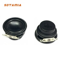 SOTAMIA 2pcs 27mm Full Range Waterproof Speaker 4 Ohm 3W Dual Magnetic Baked Black Multimedia Blueto