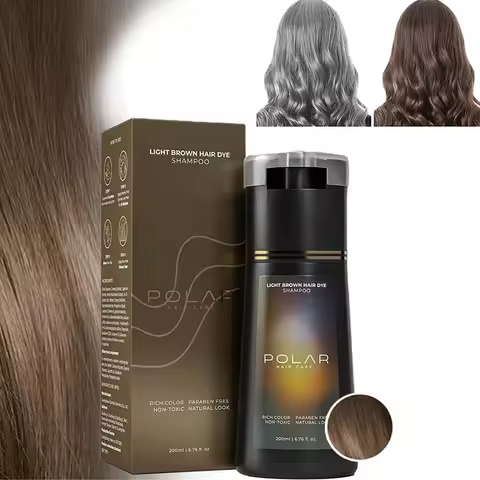 3-in-1 Hair Dye Shampoo White Hair Quick Blackening Shampoo Oil Control Fluffy Shampoo Products Nour