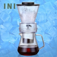 INI Ice Drip Coffee Pot Glass Coffee Maker Regulatable Dripper Filter Cold Brew Pots Ice Brewer Percolators Espresso Coffee