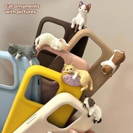 Creative 3D DIY Doll Cartoon Kitten Resin Accessories Cat Decoration Lovely Little Cat Accessories
