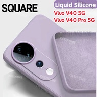 Vivo V60 V50 Pro 5G 2024 Square Liquid Casing For Vivo V40 5G V40 VivoV40 V 40 Pro V40Pro 5G 2024 Ph