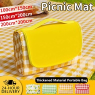 2x3m Oxford Picnic Mat - Waterproof Camping Ground Cloth, Portable Moisture-Proof Outdoor Blanket