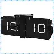 (MZSV) Flip Desk Clock Auto Flip Wall Mount Clock Flip Clock Decoration for Office Hotel