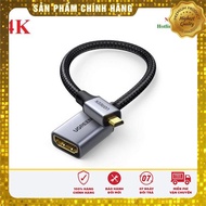 Cáp chuyển đổi Micro HDMI to HDMI 2.0 bện dù 4K 3D 1080P Ugreen 10553 cao cấp