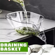 Polocat Multifunctional Drain Basket Drain Bowl Household Sink Vegetable Basin Kitchen Washing Fruit Plate Plastic