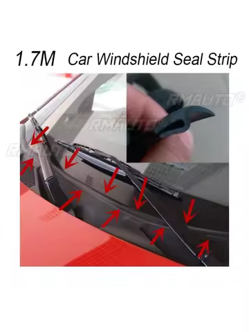 1.7M Car Windshield Panel Seal Strip Auto Seals Plastic for BMW E34 E36 E38 E39 E46 M3 M5 Z3 X5 X1 X