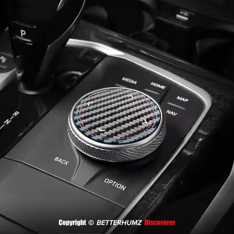 Car Multimedia Knob Trim Sticker For BMW F30 F20 G20 F10 F31 F32 F34 F36 Series 1 2 7 X3 X4 X5 X6 i3