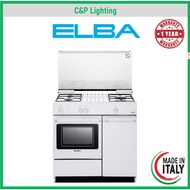 Elba Free Standing 3 Burner Cooker Hob with Gas Oven EGC 836 WH