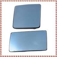 (RTQH) 1Pair Car Blue Mirror Glass for W124 S124 W201 190 (-1993) E (1993-1995) Heated Rearview Mirr