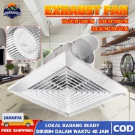 penyedot panas kamar Exhaust Fan 20cm 25 cm 28.5cm 8 inch 10 Inch / 8" 10" Ceiling Plafon Exhaust Si