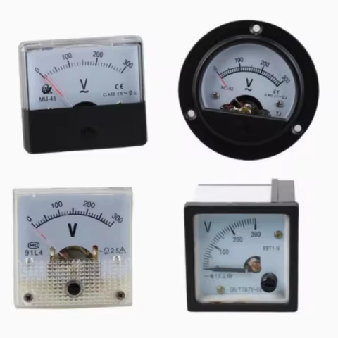 VOLTMETER GENERATOR 3KW 5KW 8KW10KW VOLTAGE METER DIGITAL POINTER MU-45/91L4 THREE-PHASE SINGLE-PHAS