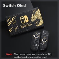 【 Ready Stock】Nintendo Switch OLED Soft TPU Case Monster Hunter theme Switch Oled Dockable Cover