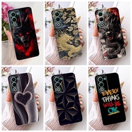 For OPPO A5 CPH2727 Fashion Cool Tiger Dragon Phone Case Oppo A5 5G CPH2735 Soft Silicone TPU Casing