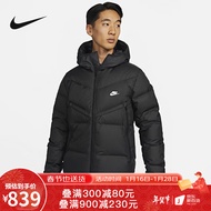 耐克（NIKE）  2022秋冬季新款羽绒服男子运动系列短款保暖连帽夹克外套 DV1132-010 2XL