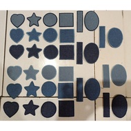 Iron patch Denim Jeans Motif Iron on patch Embroidery patch