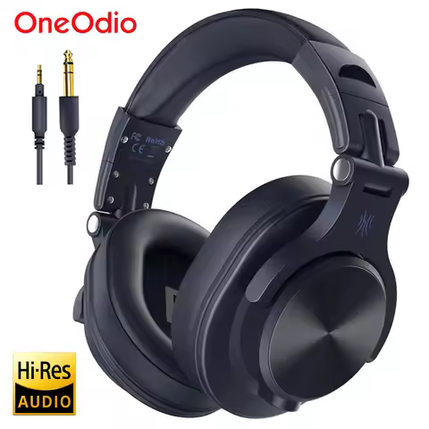Oneodio A71 Wired Headphones For Computer Phone With Mic Over Ear Stereo Hi-Res Headset Studio Headp
