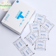 PurpleSun 300/100Pcs Degreaser Nails Gel Nail Polish Remover,Gel Polish Remover Pads Foil Nail Art,N