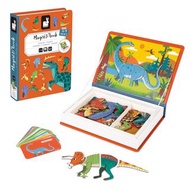 【法國Janod】 磁鐵遊戲書-恐龍世界